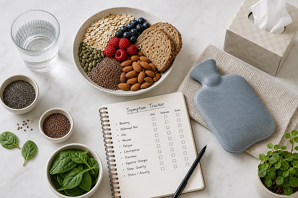 Symptom tracking checklist for common GLP-1 side effects (Wegovy side effects / semaglutide nausea)